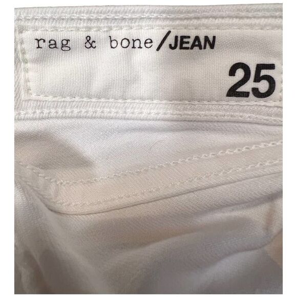 Rag & Bone Bright White Crop Flare Jeans - Picture 7 of 11